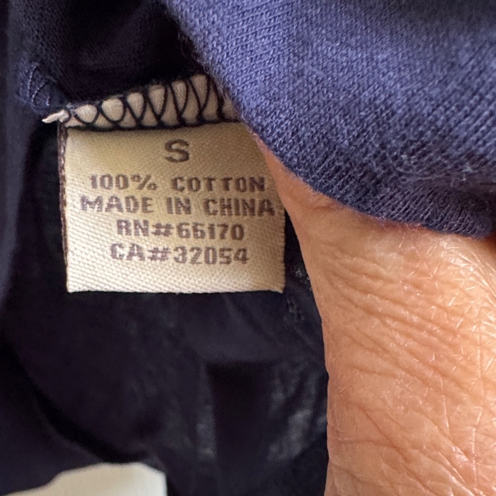 Source Unknown Deep Blue Ruffle Blouse - image 5